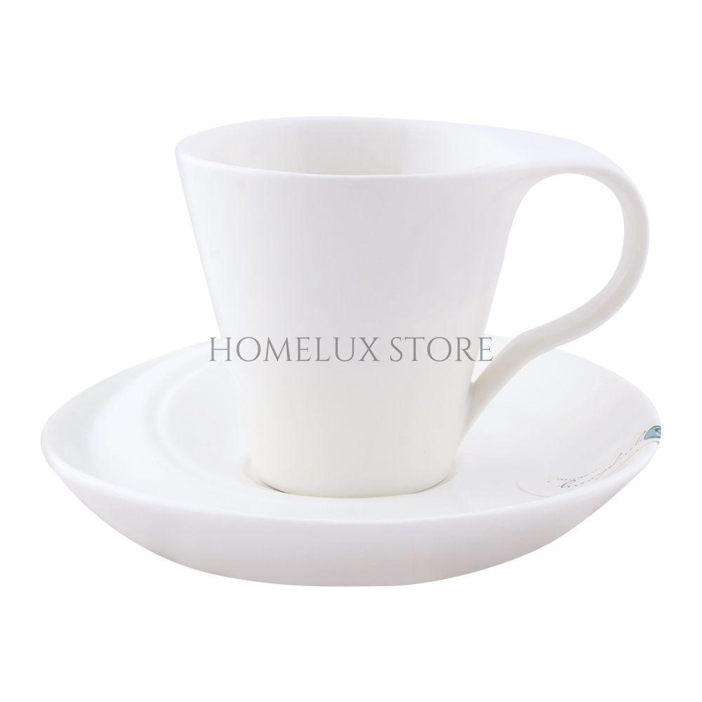 Swirl Cappuccino Cup & Saucers - Set of 4
