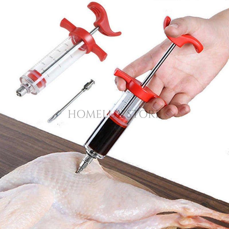 Meat Marinade Injector Syringe With Needle