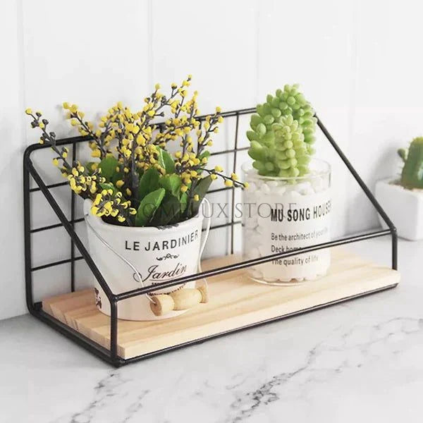 Checks & Boxes Wall Shelf