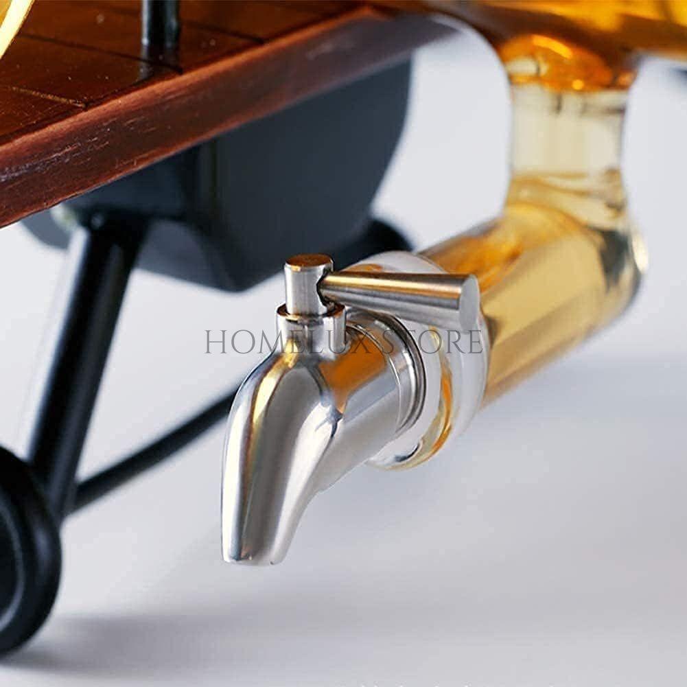 Aircraft Shape Drinking Vessel With 2 Cups