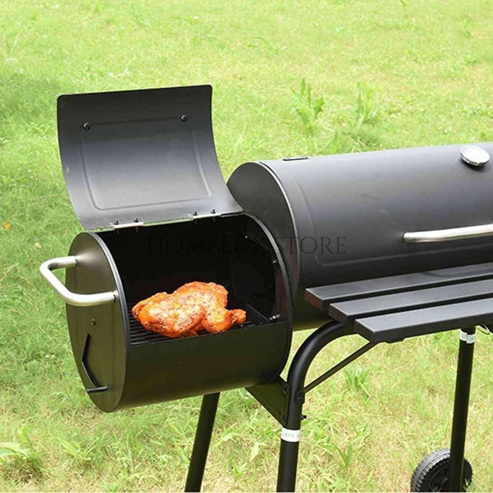Outdoor Smoker BBQ Trolley With Wheels