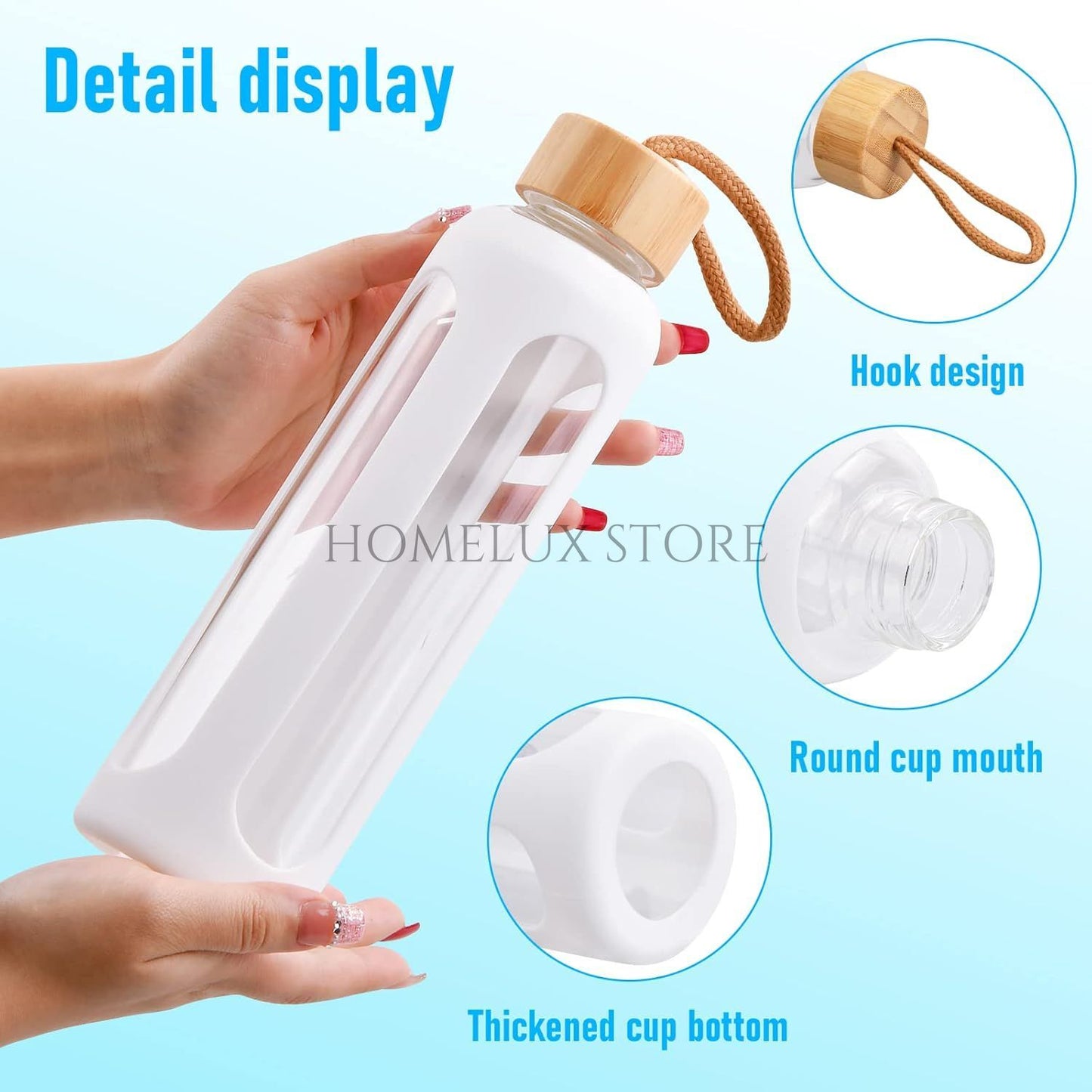 Silicone Cover Water Bottle - 500ml