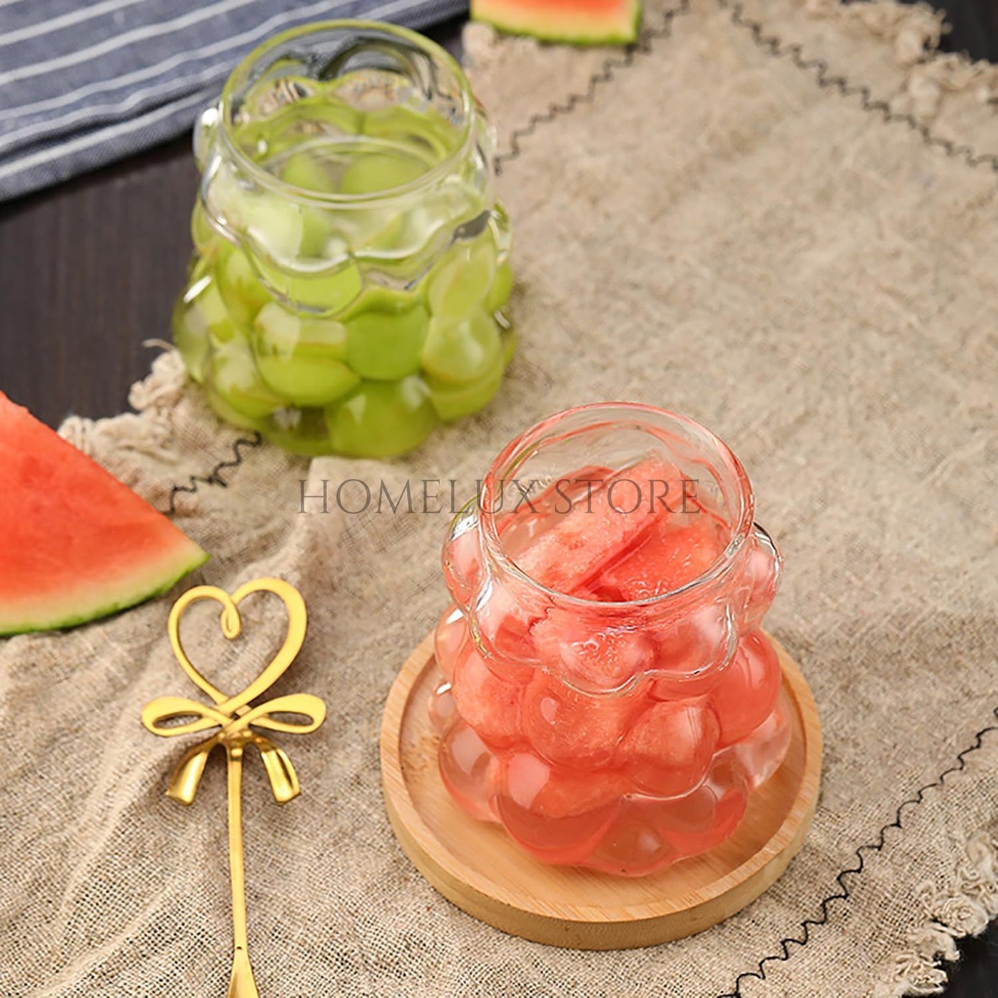 Aesthetic Grape Shape Glass Sipper