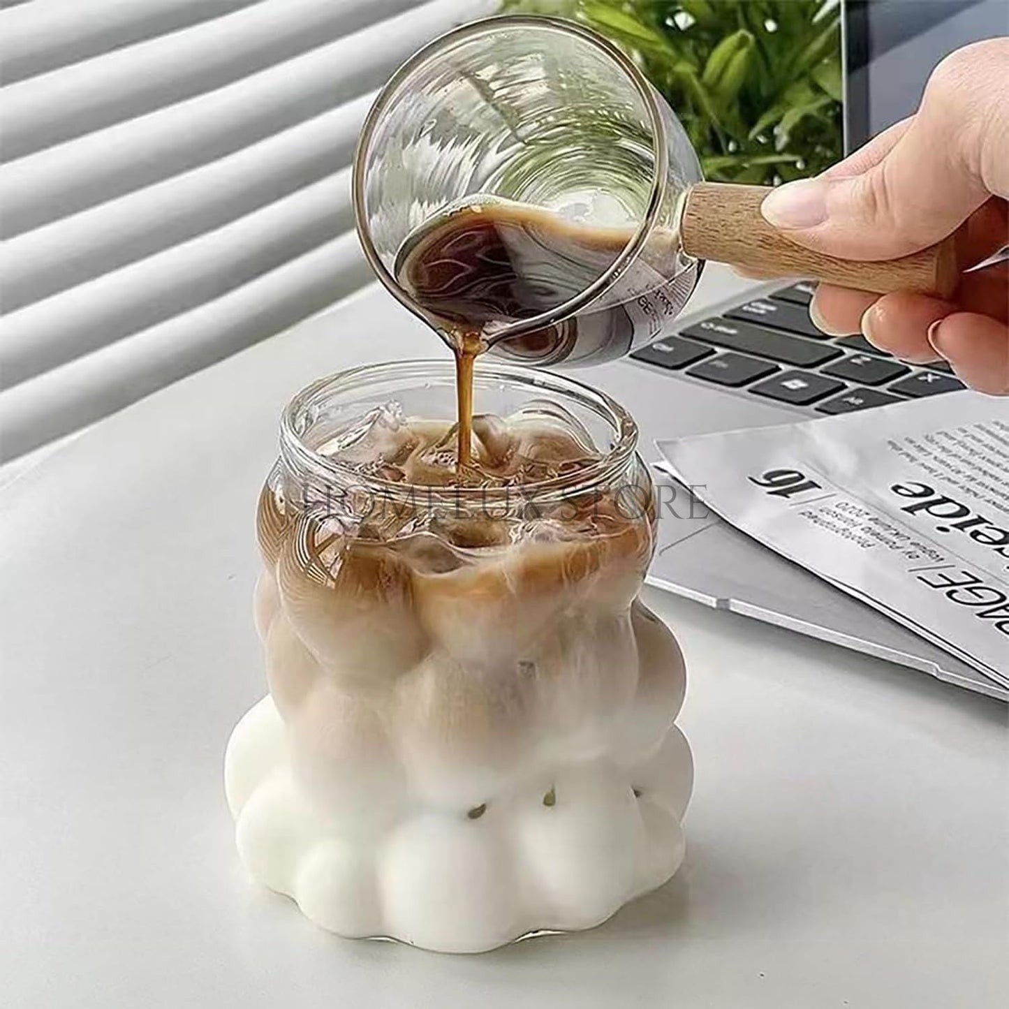 Aesthetic Grape Shape Glass Sipper