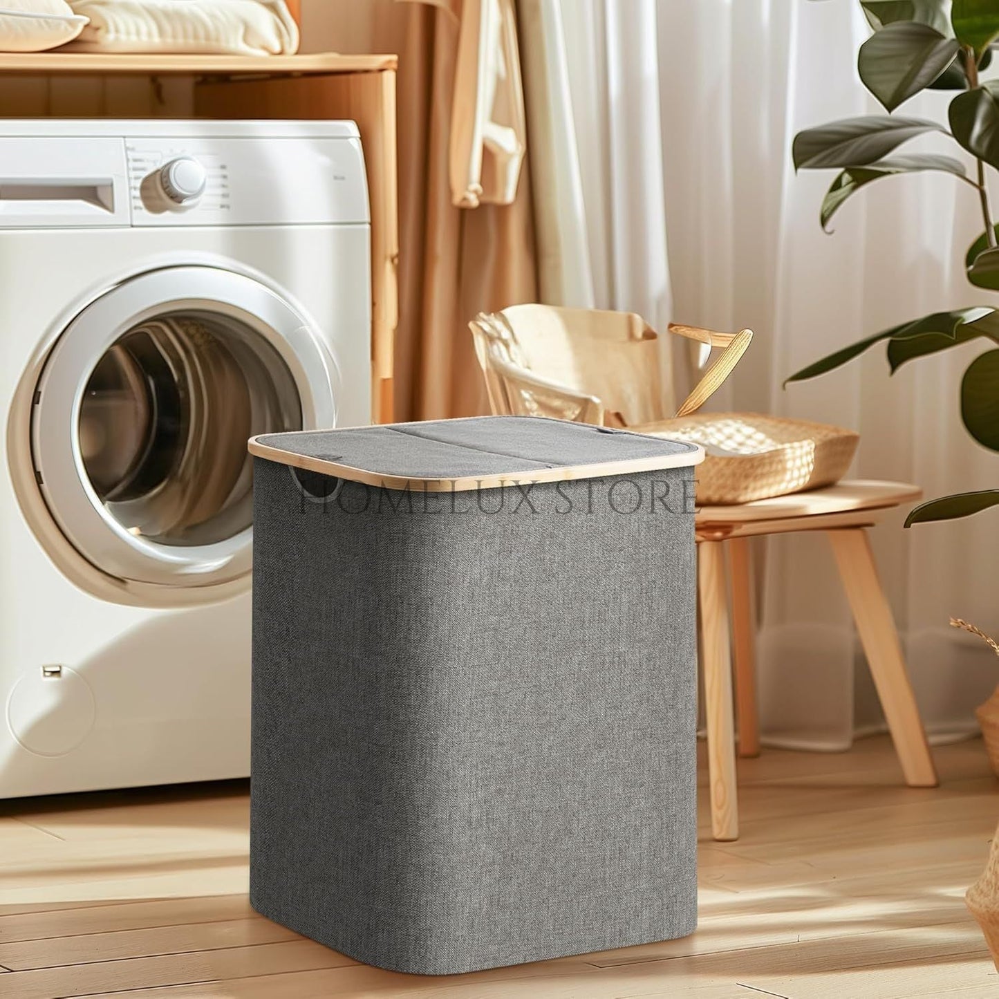 Large Capacity Laundry Basket - Double
