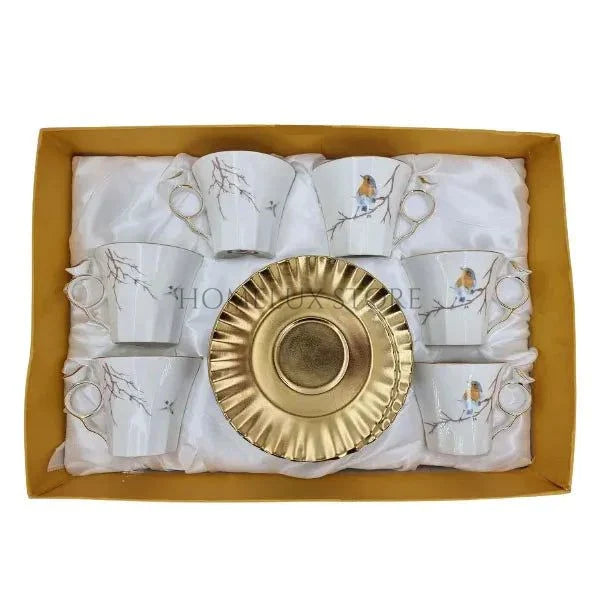 Angela Gold Finch Cup and Saucer