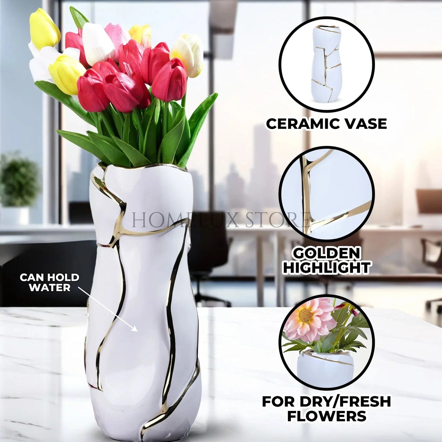 Abstract Ceramic Vase