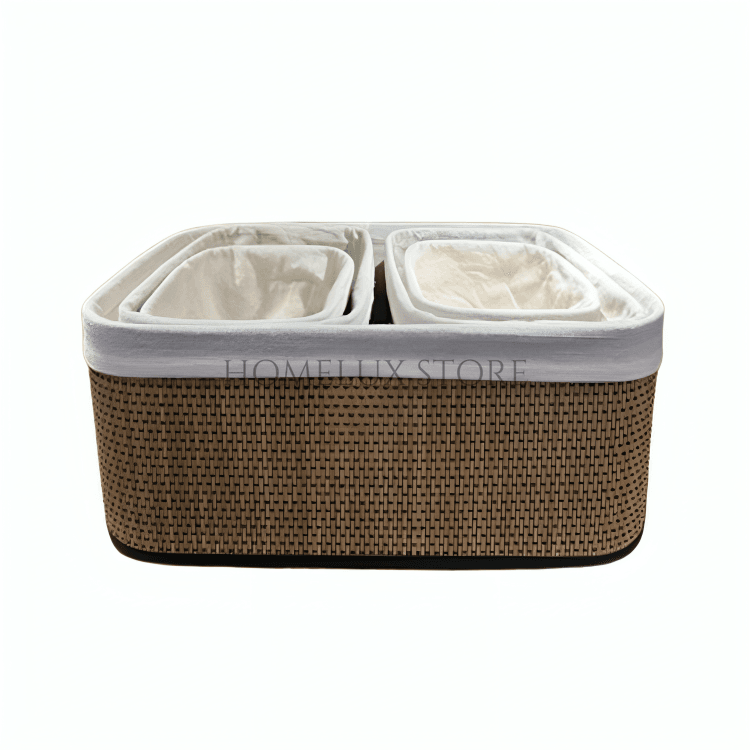 Multipurpose Bamboo Basket Set