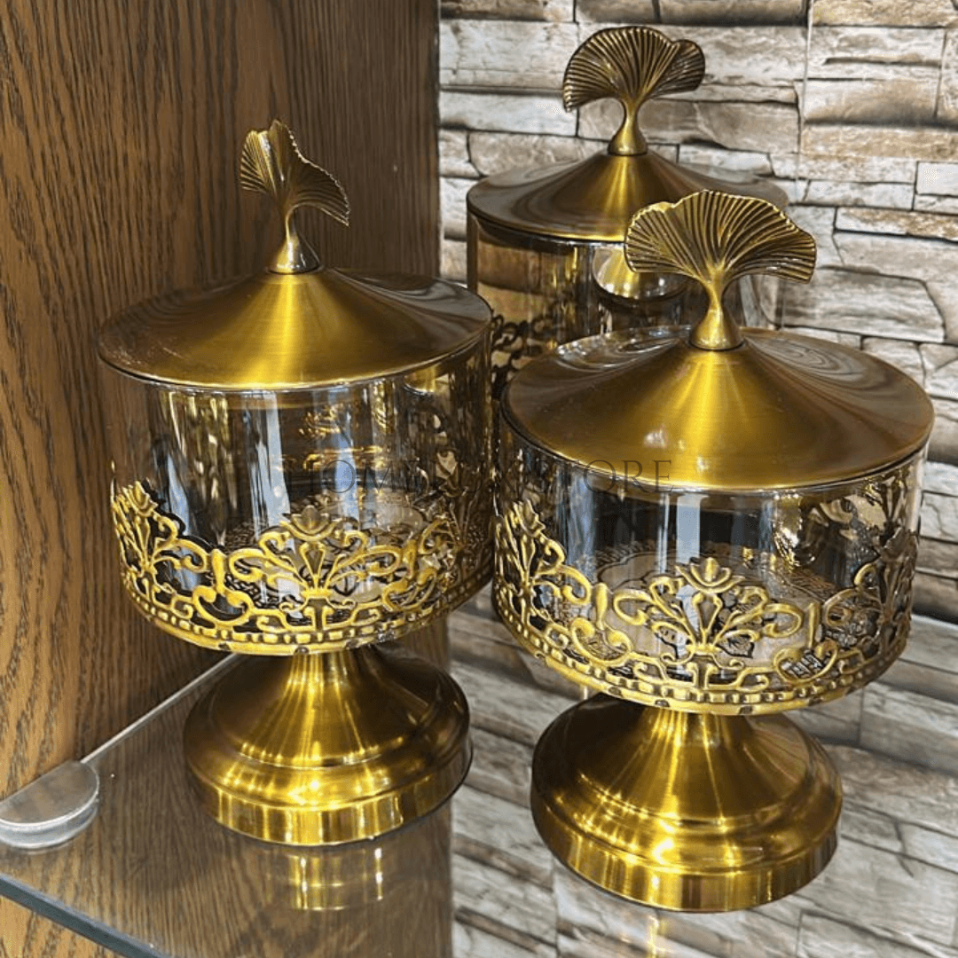 Antique Ancient Style Candy Jar Set