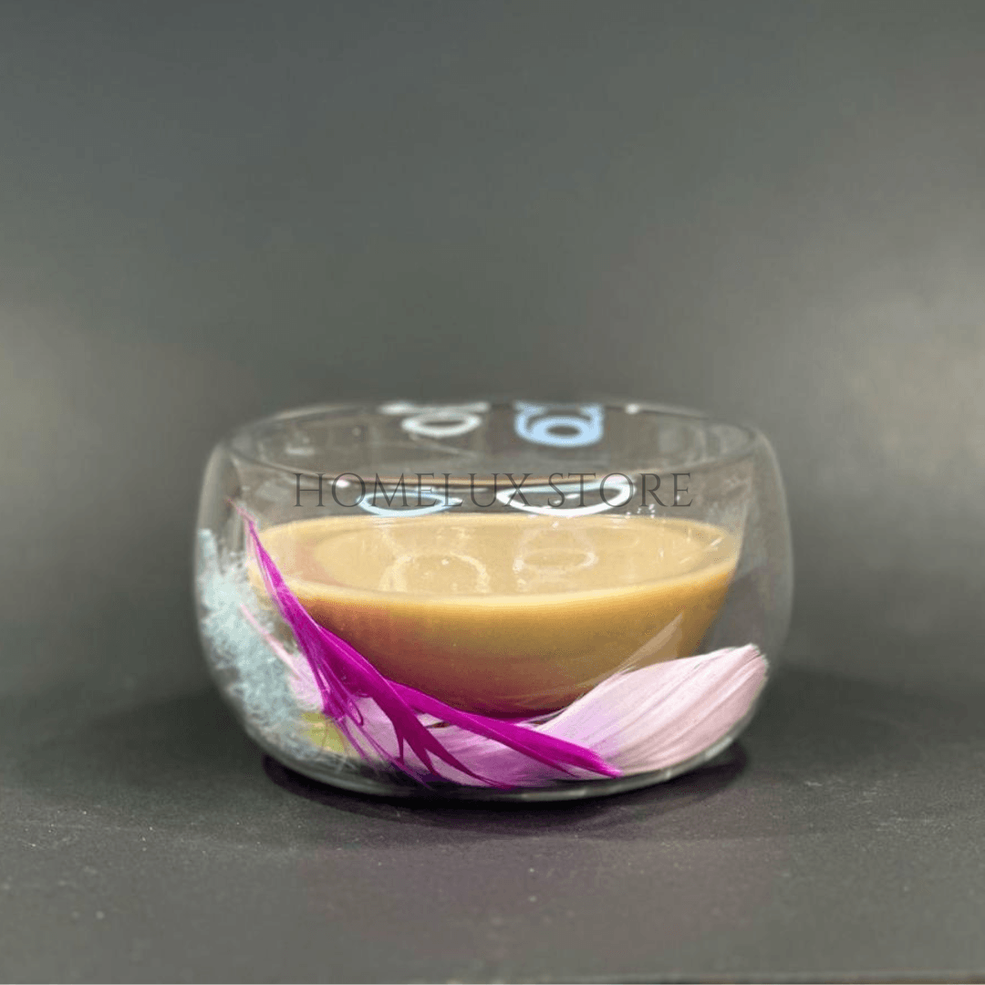 Double Walled Glass Bowl