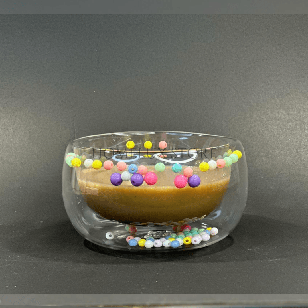 Double Walled Glass Bowl