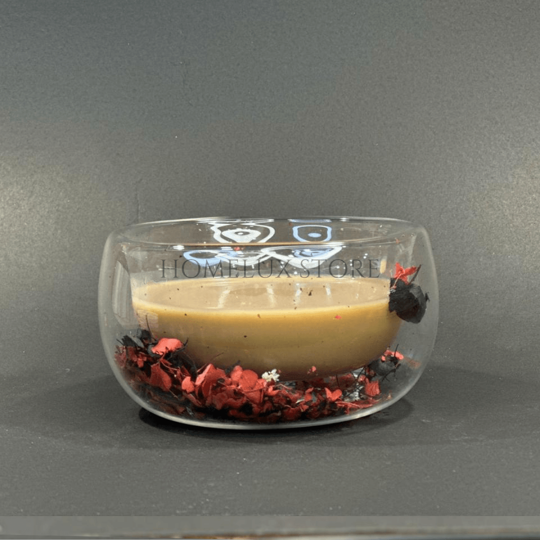 Double Walled Glass Bowl
