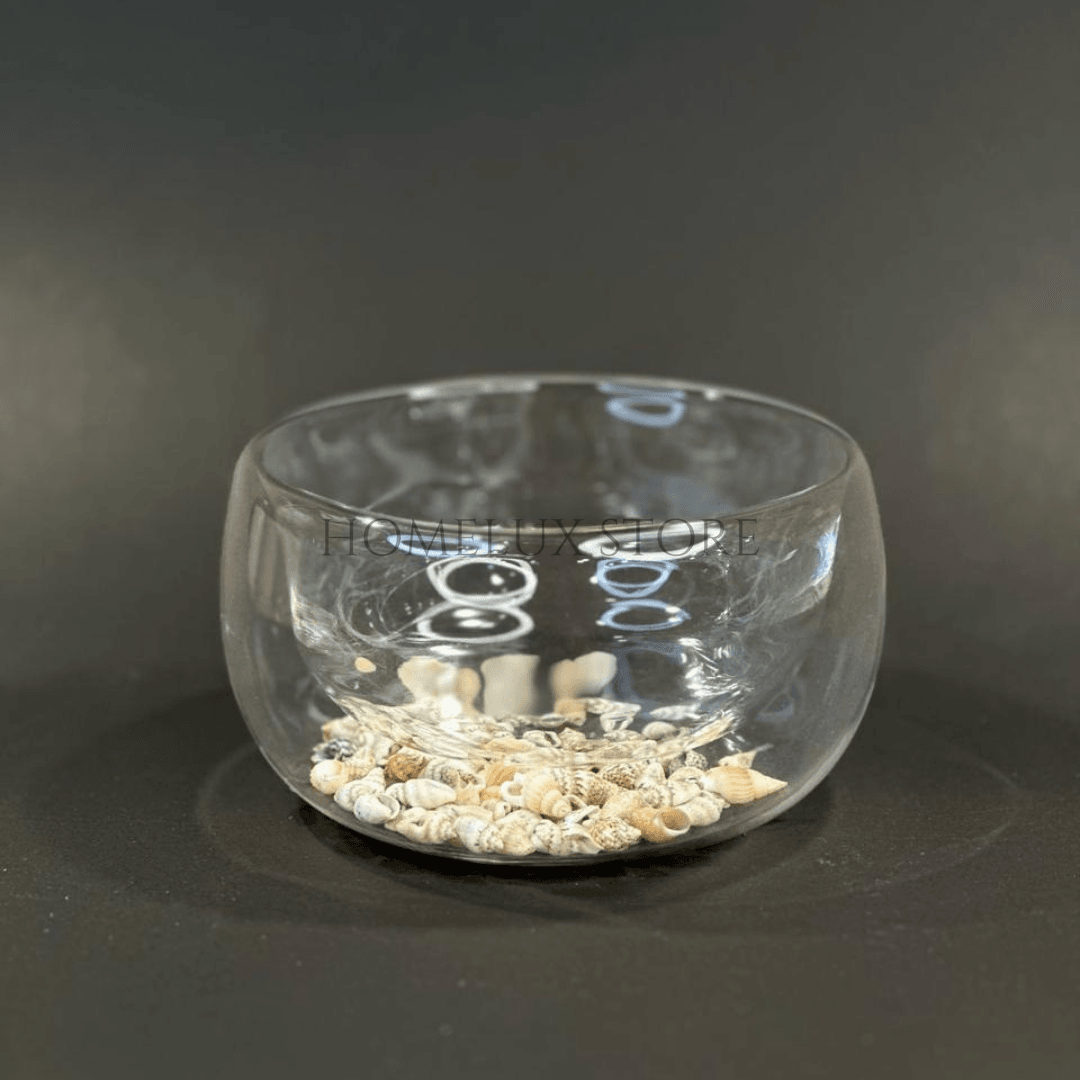 Double Walled Glass Bowl