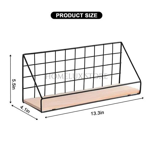 Checks & Boxes Wall Shelf