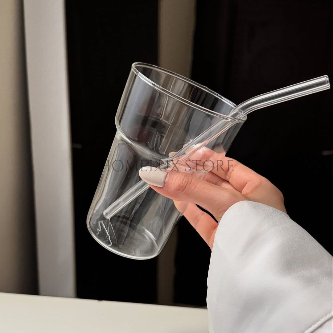 Smoothie Straw Cup With Lid