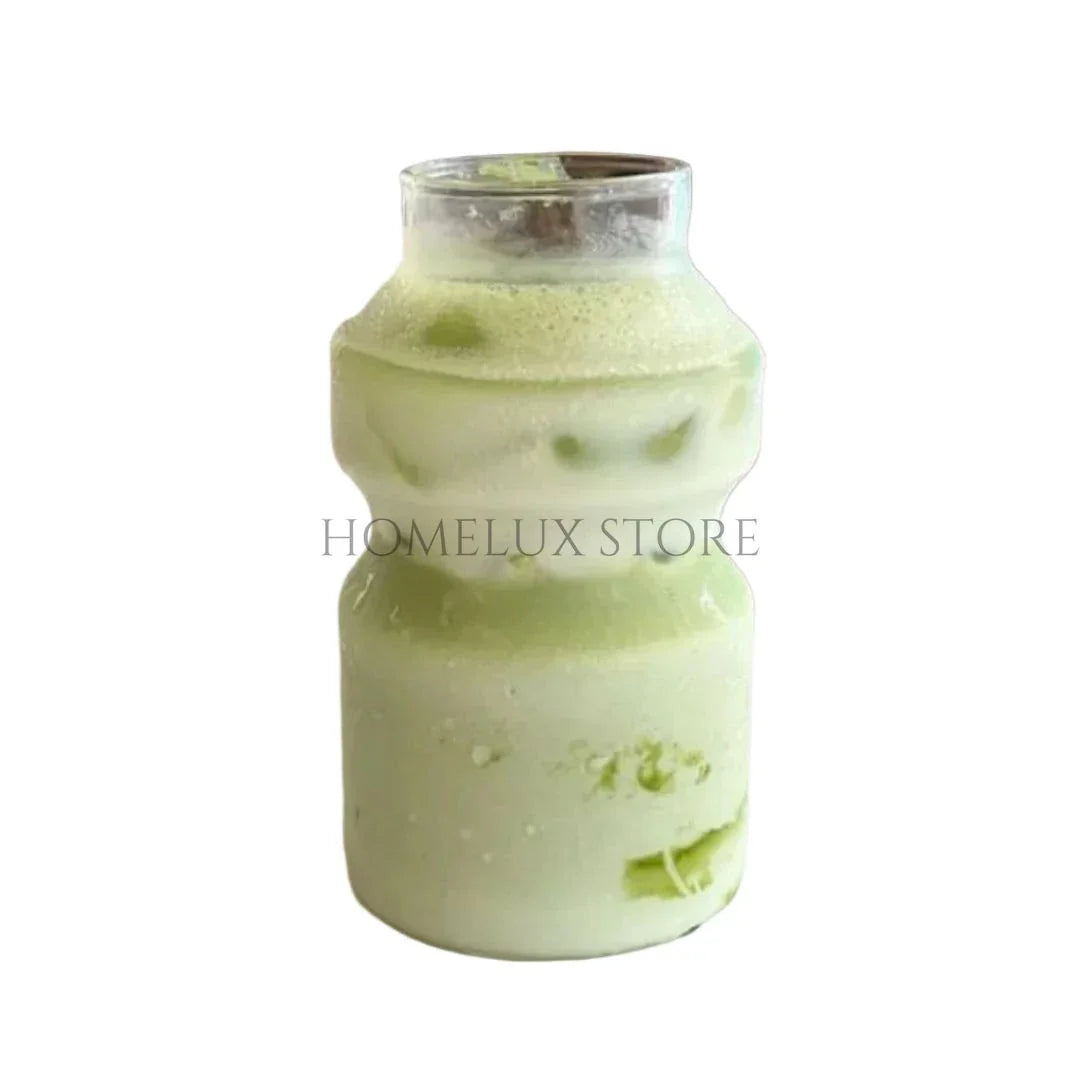 Bottle Shape Ice Tea Glass