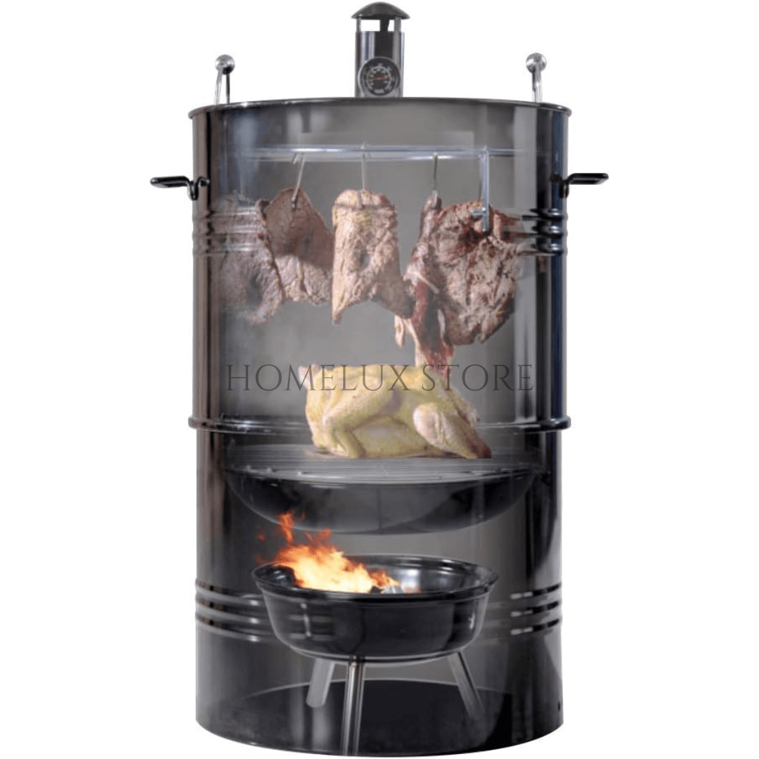 Vertical Charcoal Smoker Grill 18 Inch