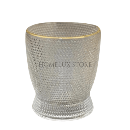 D Chinese Textured Glassware Set