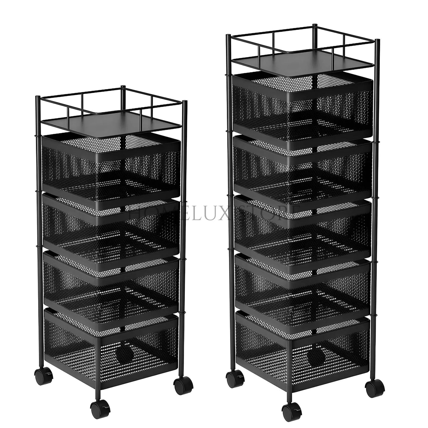 Premium Metal Trolley - Square
