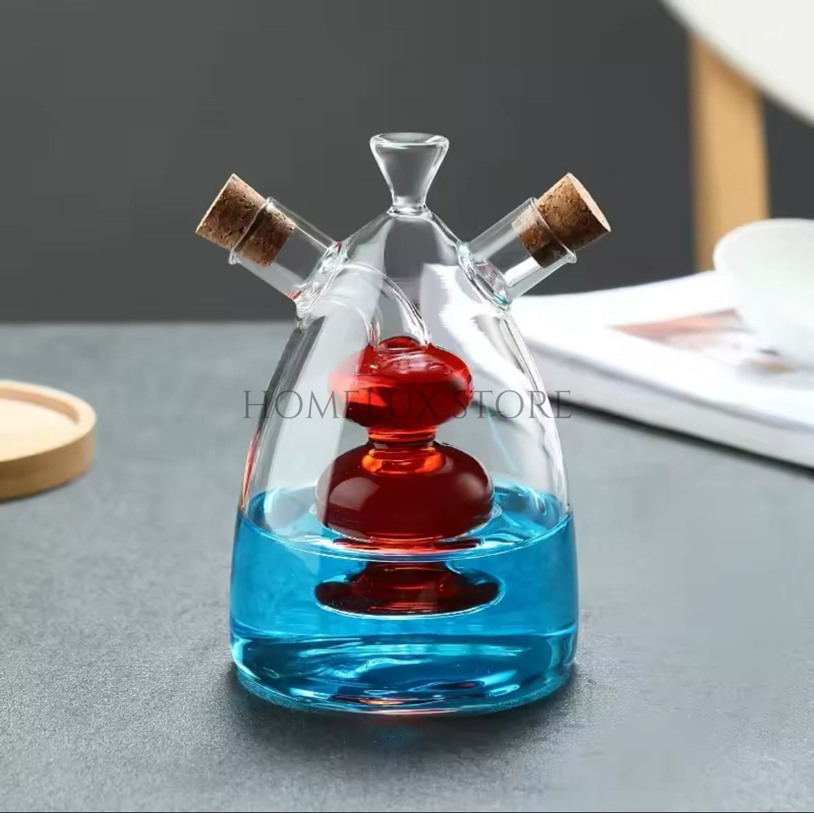 2 in 1 Olive Oil & Vinegar Dispenser (Assorted Designs)