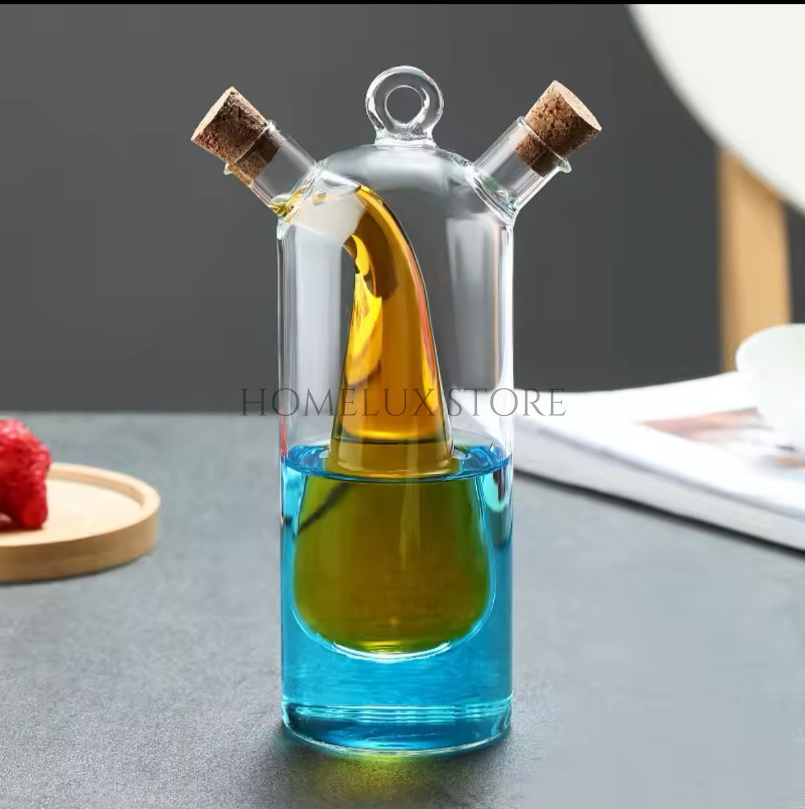 2 in 1 Olive Oil & Vinegar Dispenser (Assorted Designs)