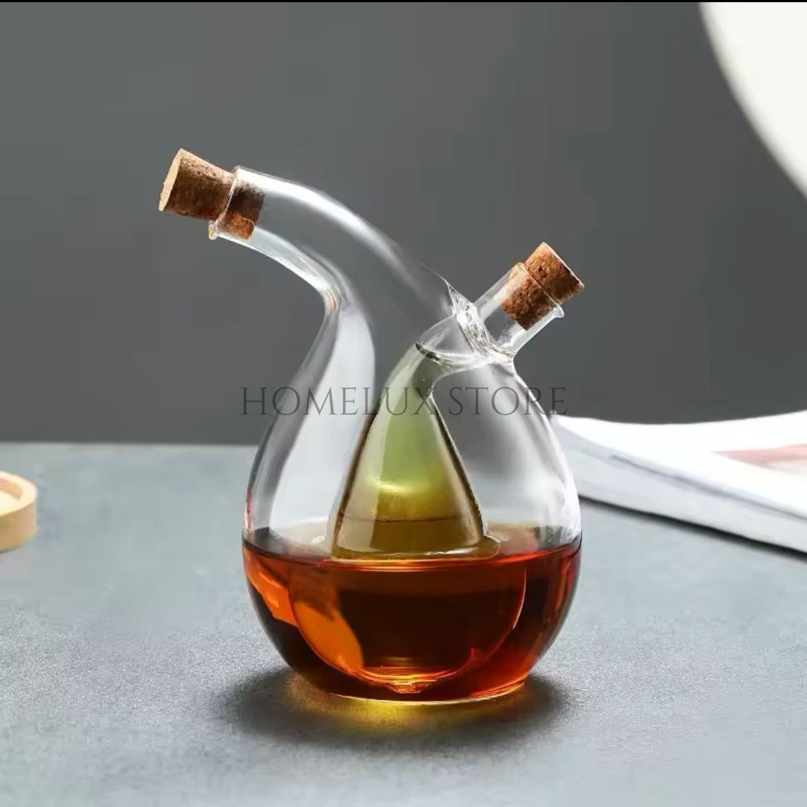 2 in 1 Olive Oil & Vinegar Dispenser (Assorted Designs)
