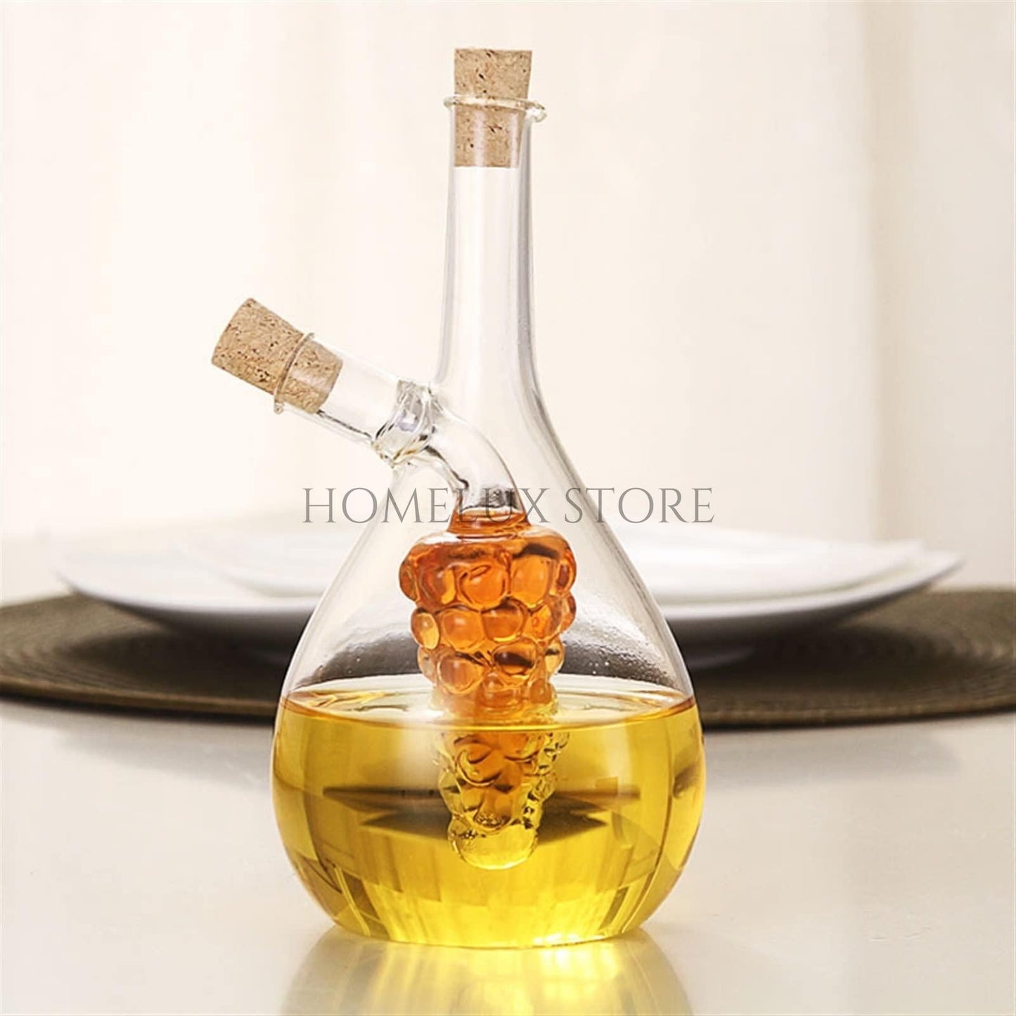 2 in 1 Olive Oil & Vinegar Dispenser (Assorted Designs)