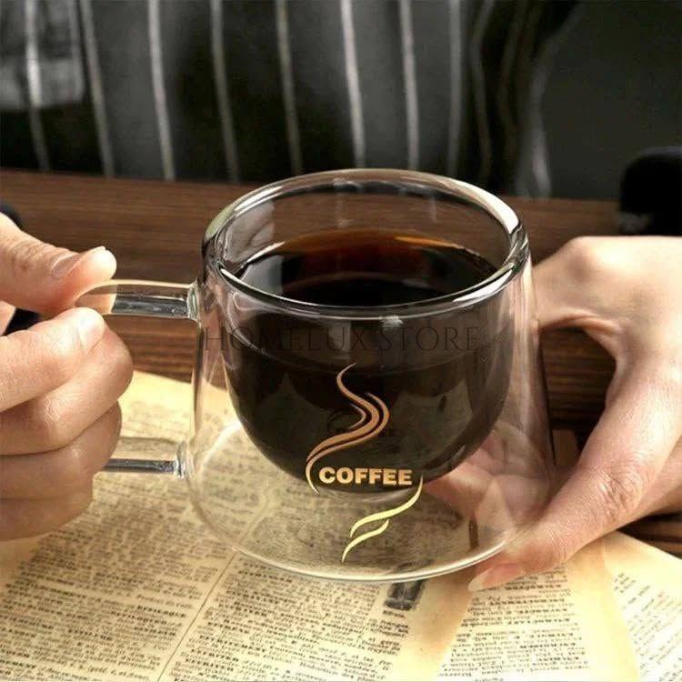 High Borosilicate Coffee Cup - Double Walled