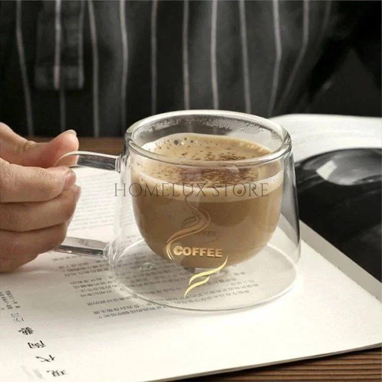 High Borosilicate Coffee Cup - Double Walled
