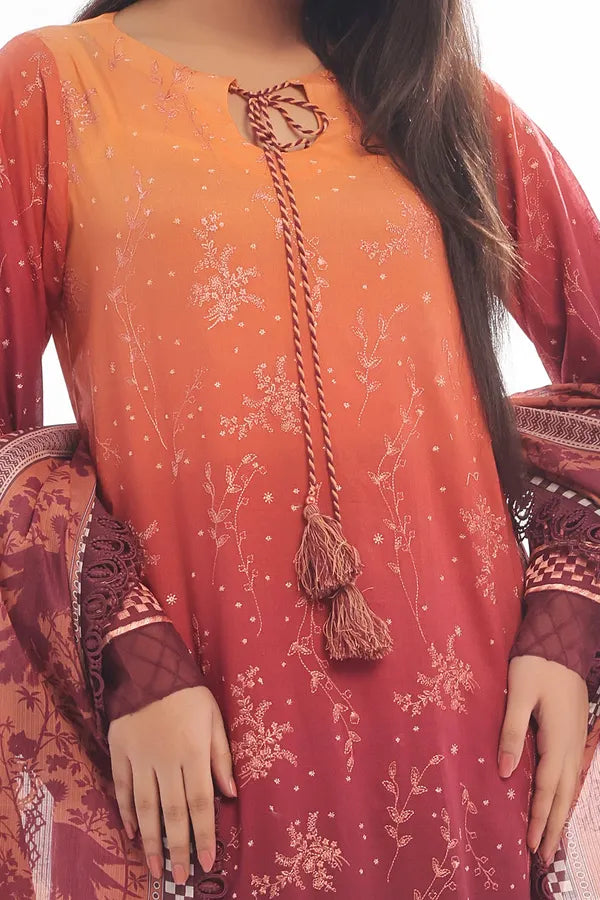 Embroidered Lawn Suit