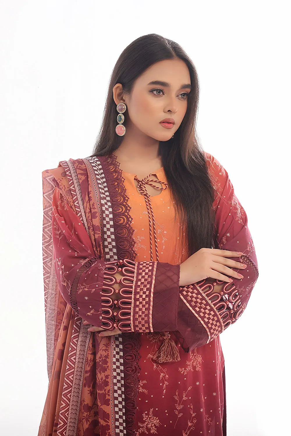 Embroidered Lawn Suit