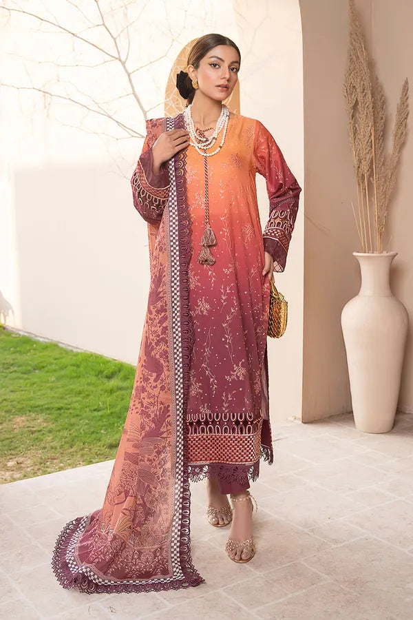 Embroidered Lawn Suit