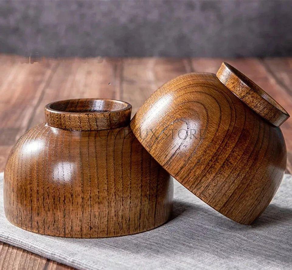 Japanese Style Bamboo Soup Bowl