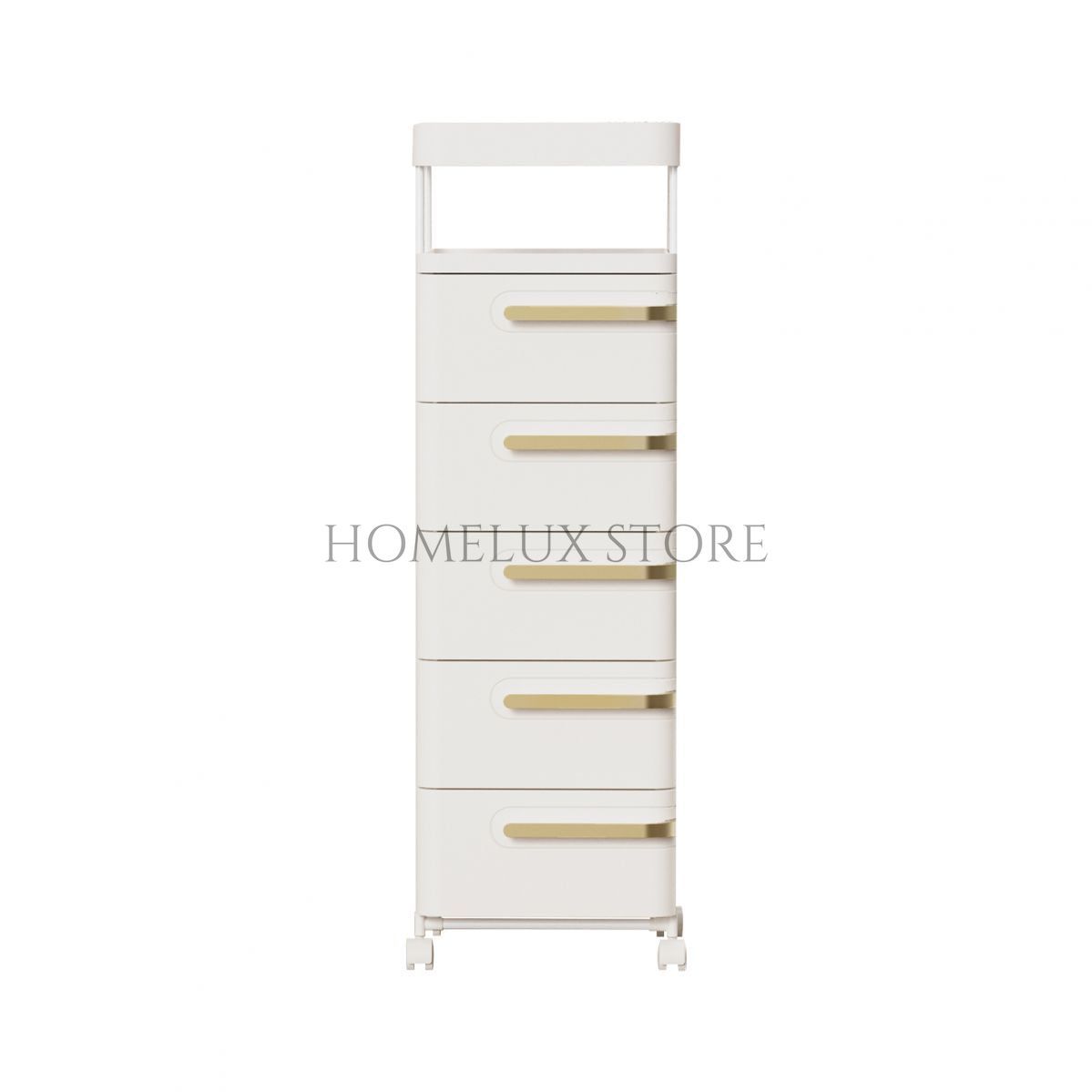 Bedside Décor & Storage Table - 5 Drawers