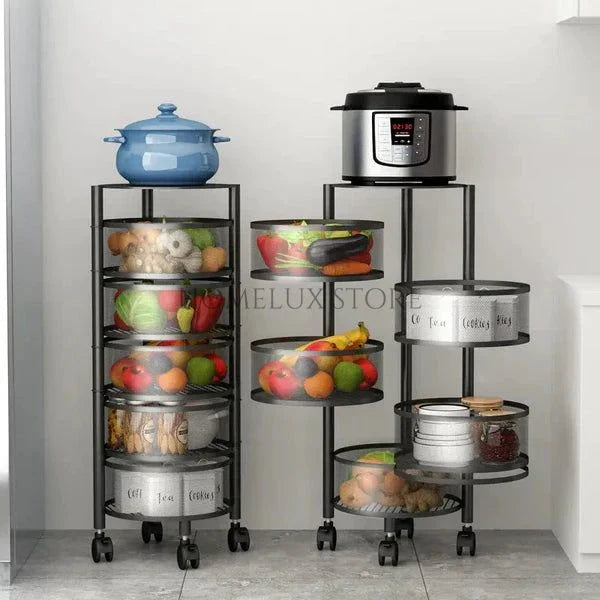 Premium Metal Trolley - Round