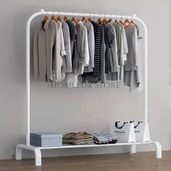 Single Pole Metal Cloth Stand