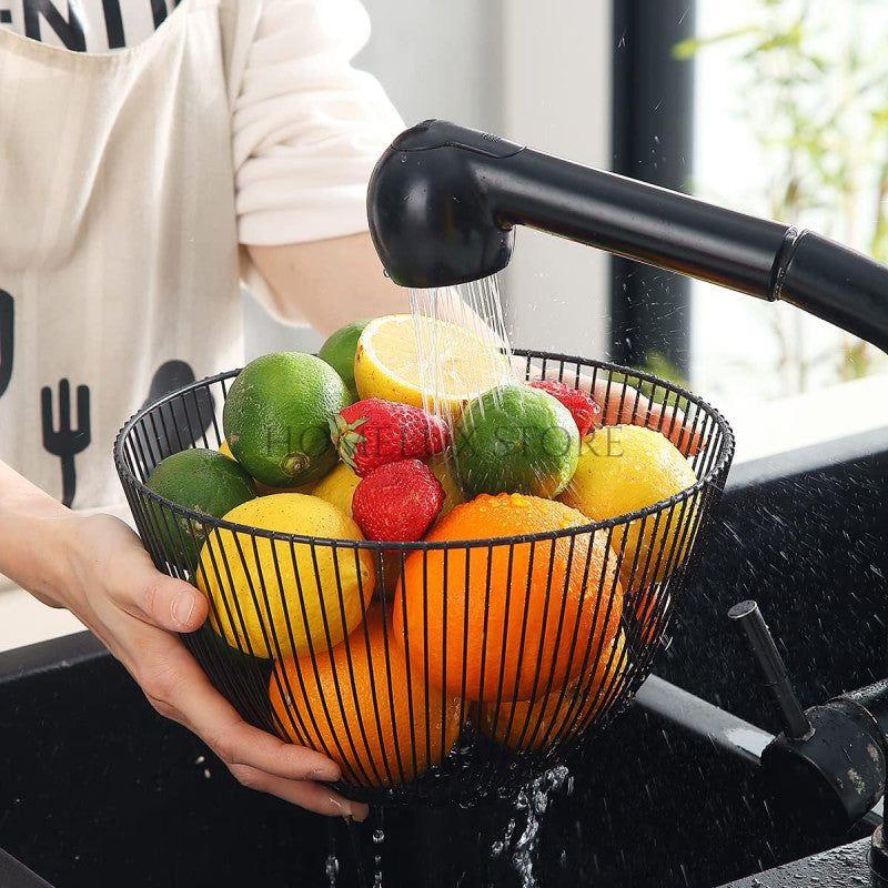 Metal Wire Fruit Basket For Kitchen