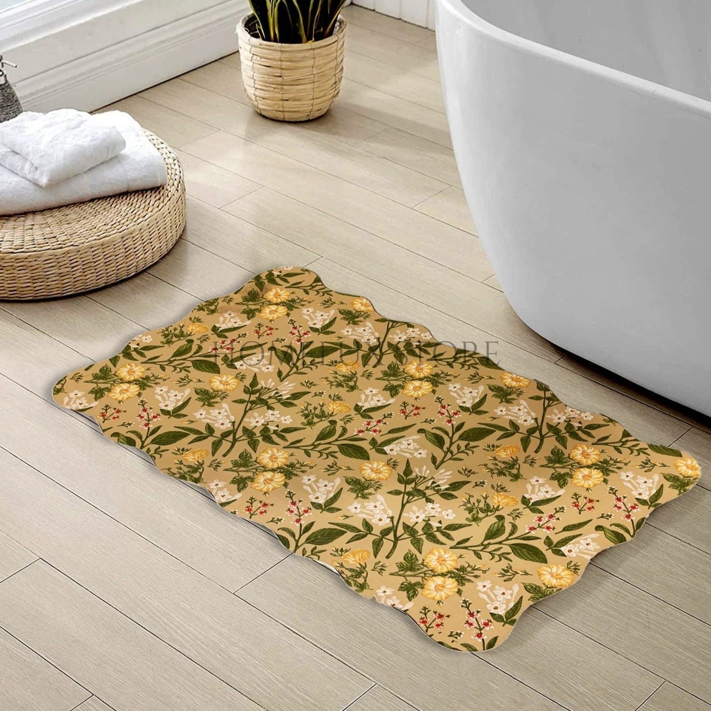 Non-Slip Water Absorbent Bath Mat - 04