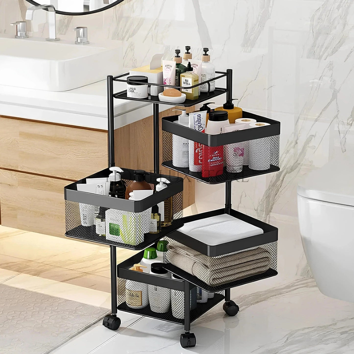 Premium Metal Trolley - Square