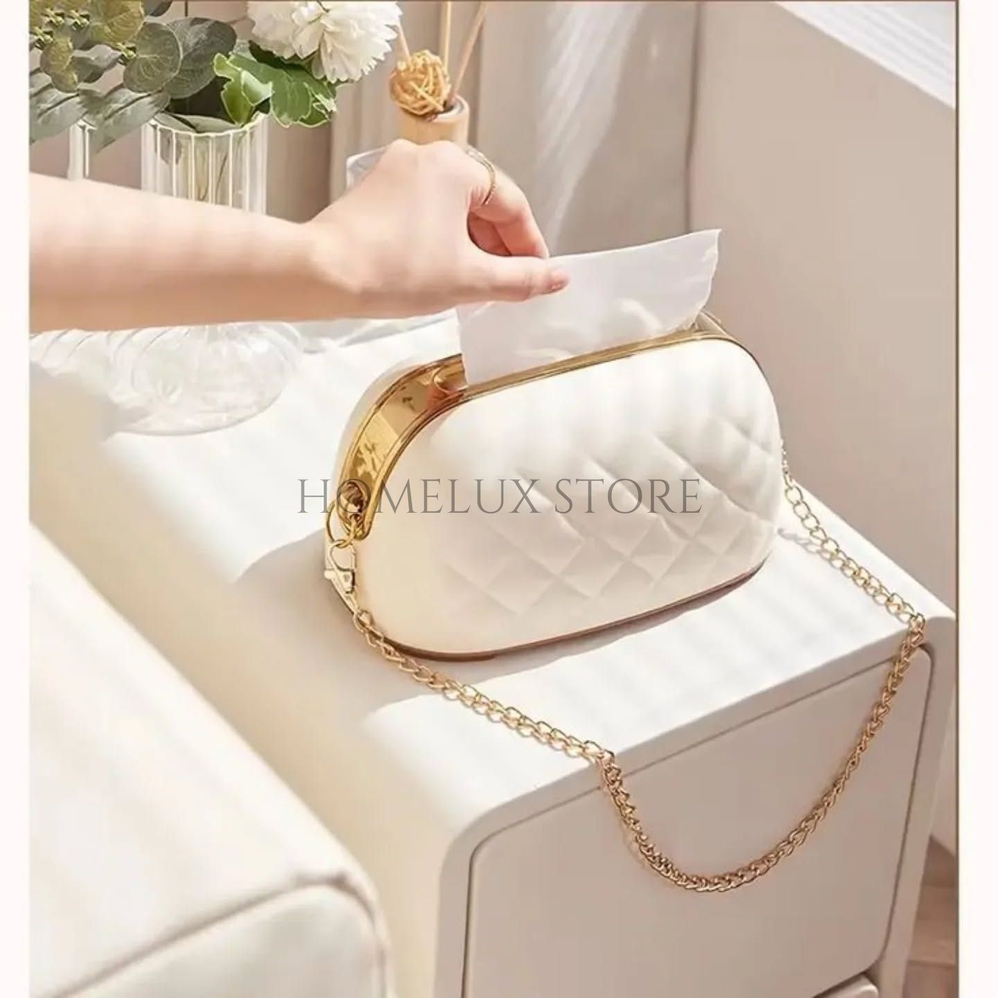 Luxury Bag Shaped Tissue Box