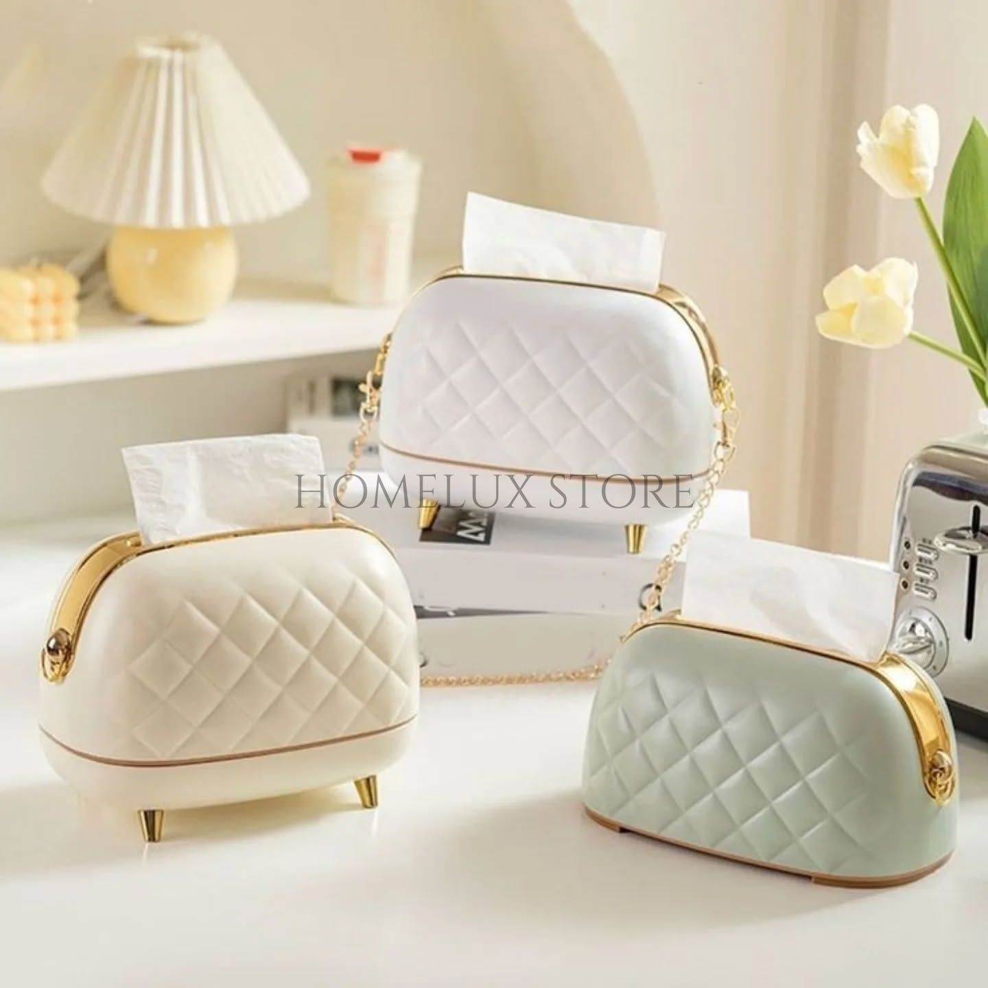 Luxury Bag Shaped Tissue Box