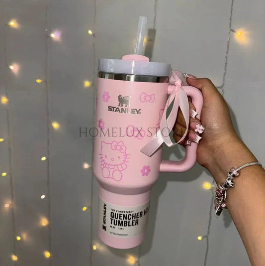 The Stanley x Hello Kitty Quencher | 40 OZ | Pink | Special Edition