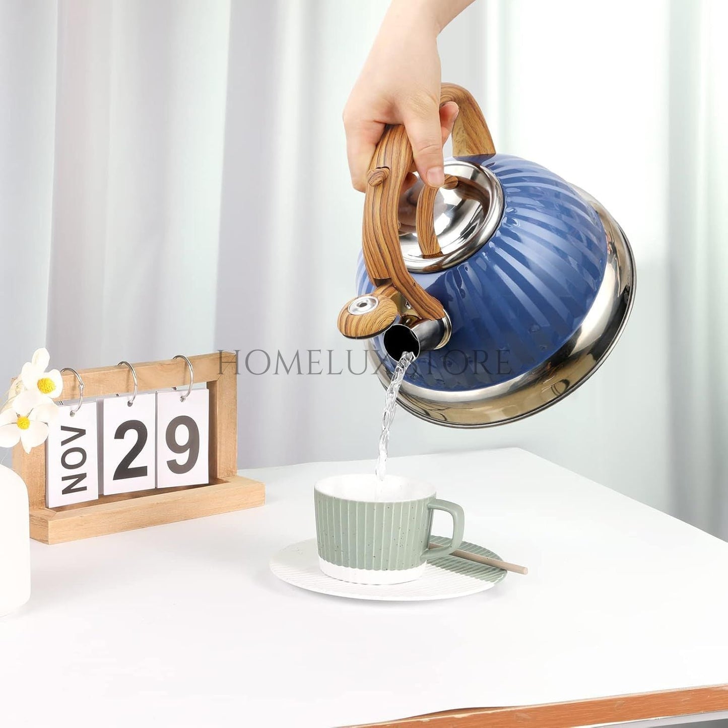 Stainless Steel Whistling Tea Kettle