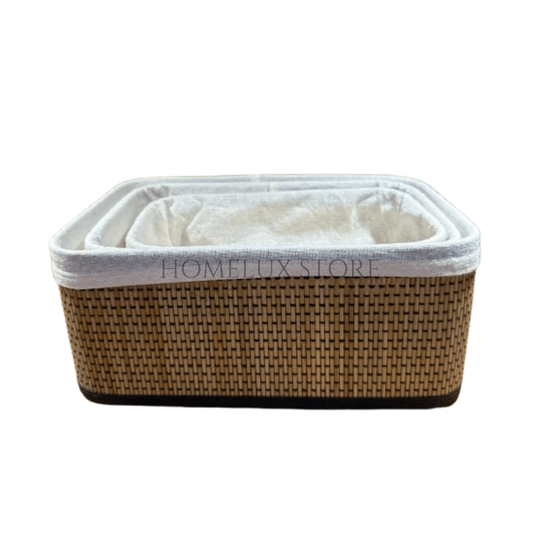 Multipurpose Bamboo Basket Set