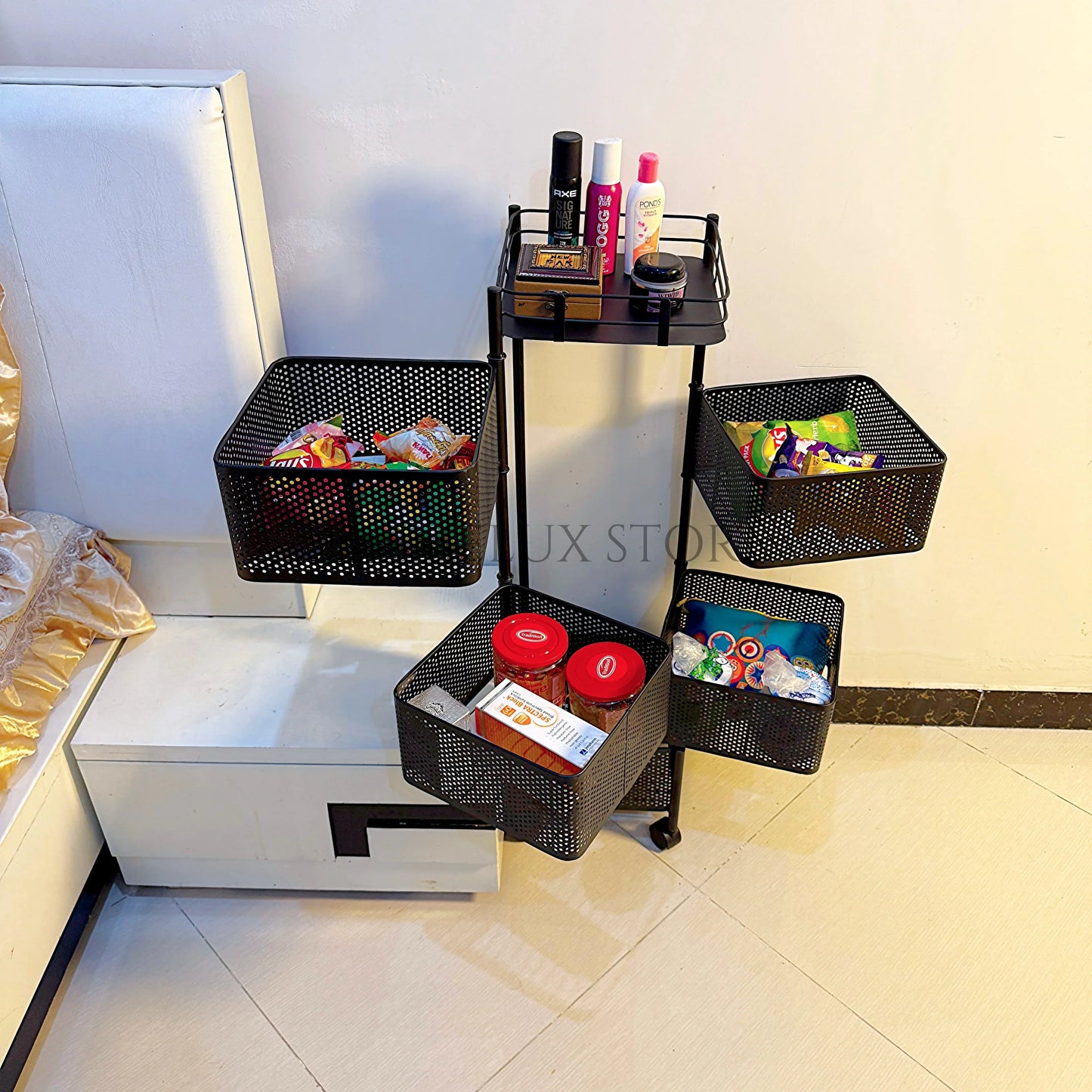 Premium Metal Trolley - Square
