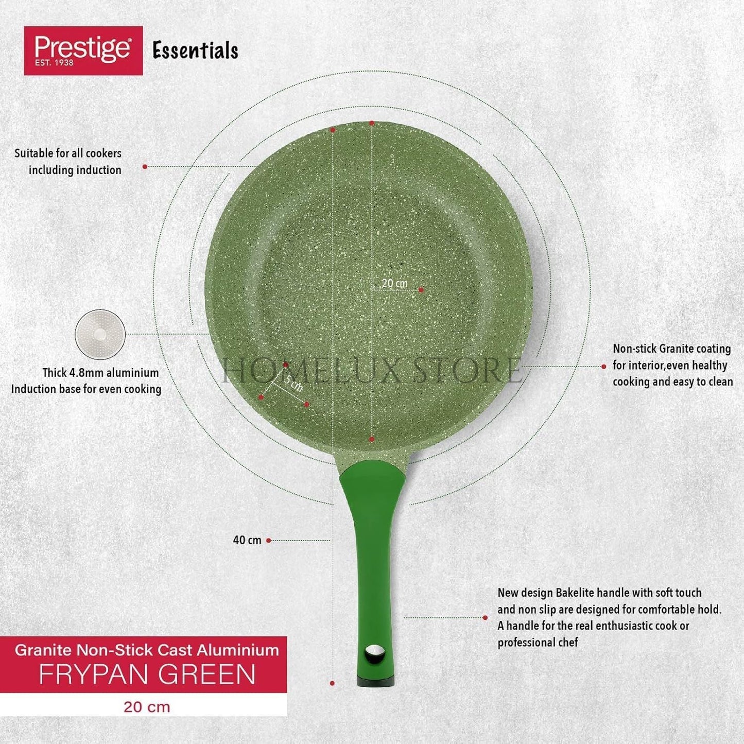 Prestige Essentials Non-Stick Fry Pan 30cm