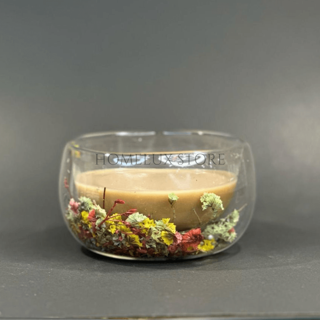 Double Walled Glass Bowl