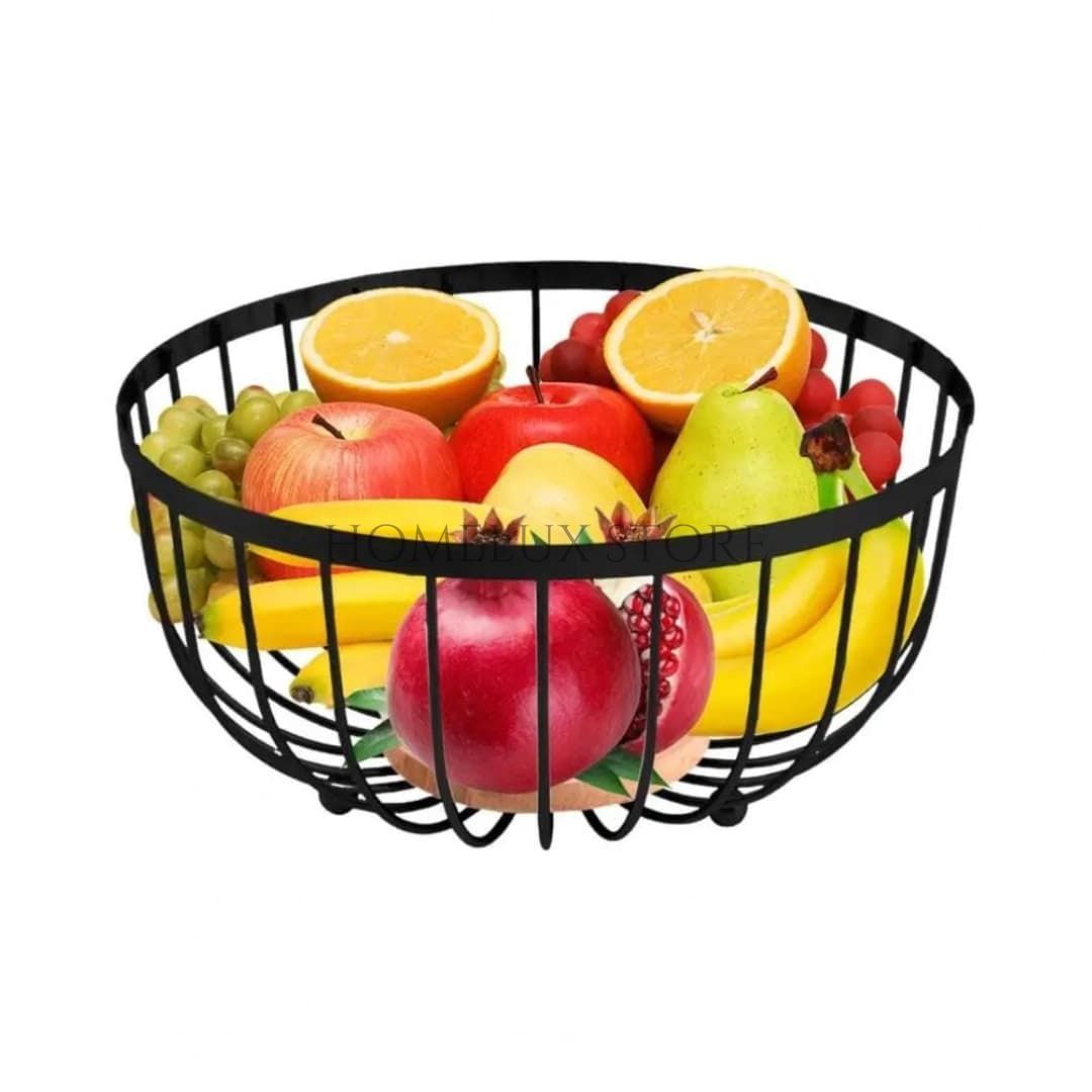 Metal Fruit Basket - Oval