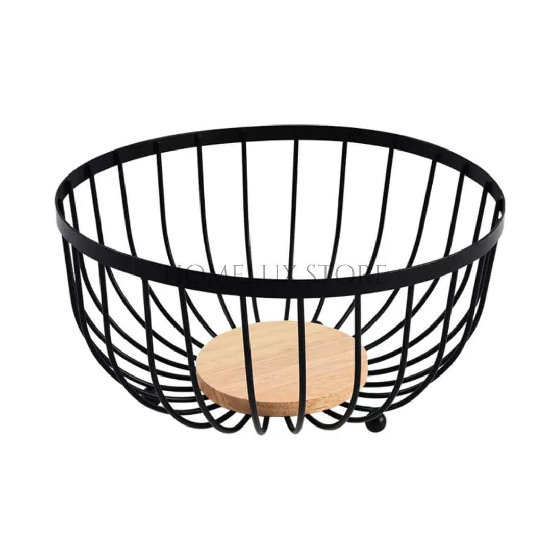 Metal Fruit Basket - Oval