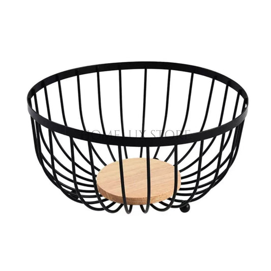 Metal Fruit Basket - Oval